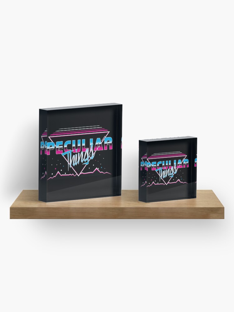 Alternate view of Peculiar Things 80s - Fenix Comics Acrylic Block