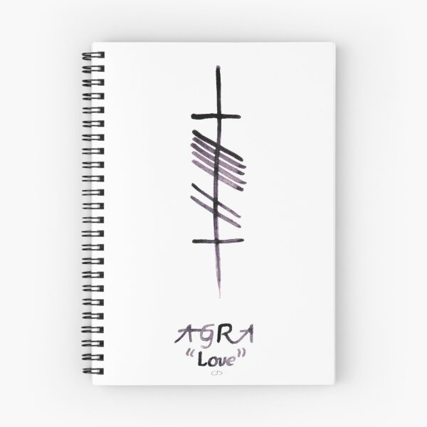 Item preview, Love in Ogham Script designed and sold by Cleave.