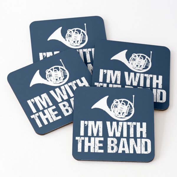 Item preview, Funny French Horn - I'm With the Band designed and sold by Epic Love Designs.