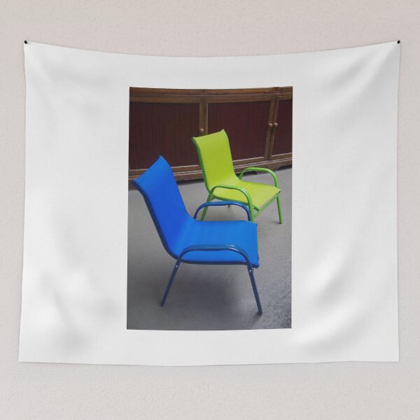 Item preview, Green And Blue Chairs designed and sold by lezvee.