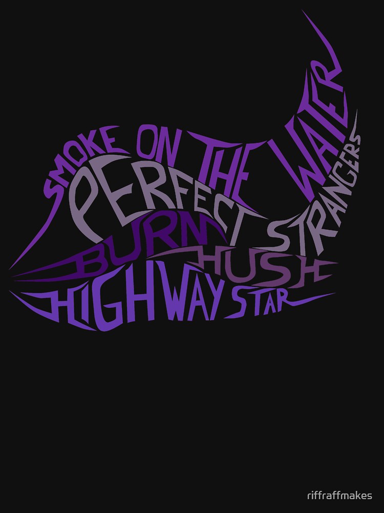 Логотипы ансамбля Deep Purple. Фиолетовый логотип.