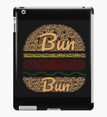 Word clouds cheeseburger iPad Case/Skin