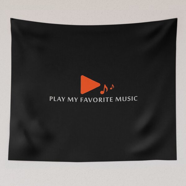 Item preview, Play My Favorite Music T shirt designed and sold by design2try.