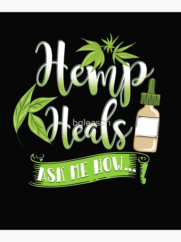 Hemp Heals CBD Oil Design by bgleason