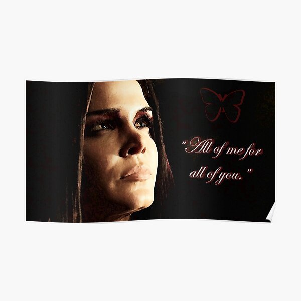 Marie Avgeropoulos Painting Poster
