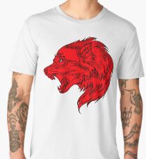 The red wolf Men's Premium T-Shirt