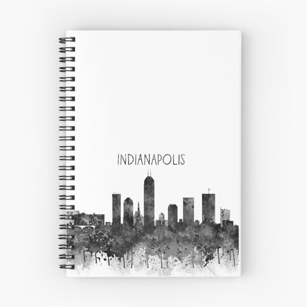 Artikelvorschau, Indianapolis, Indianapolis Indiana, Indianapolis-Skyline entworfen und verkauft von Rosaliartbook.
