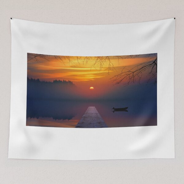 Item preview, sunset over a dock designed and sold by cocreations.