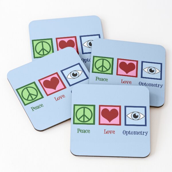 Item preview, Peace Love Optometry designed and sold by Epic Love Designs.