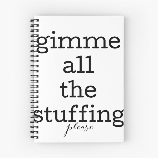 Item preview, Stuffing, Turkey, Thanksgiving, Fall, Funny, Typography designed and sold by CleverlyInspired.