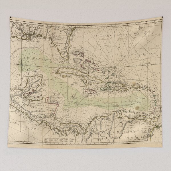 Item preview, Map of the Caribbean Area (1789) designed and sold by allhistory.