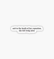 reputation Sticker