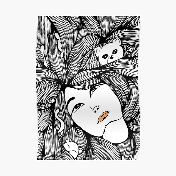 The Crazy Cat Lady Poster