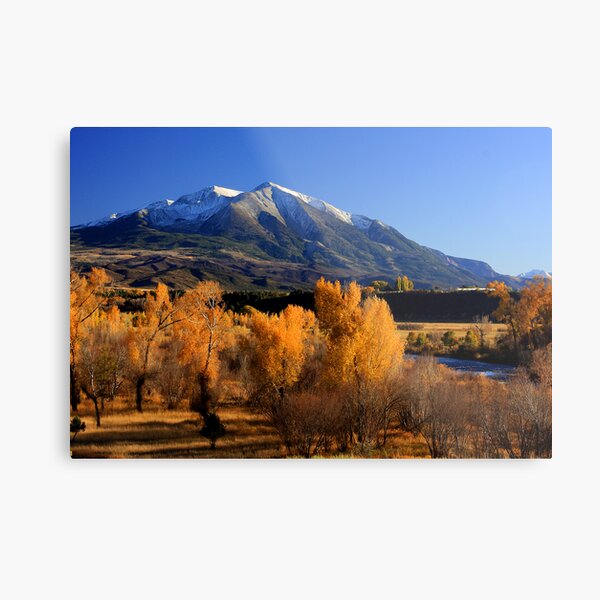 Mt. Sopris Metal Print