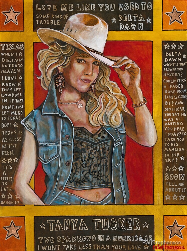 &ldquo;Tanya Tucker&rdquo; by RayStephenson | Redbubble