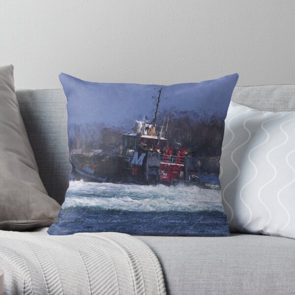2018 MORAN TUG Throw Pillow