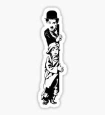 Charlie Chaplin The Kid 1921, Poster Artwork Design Sticker