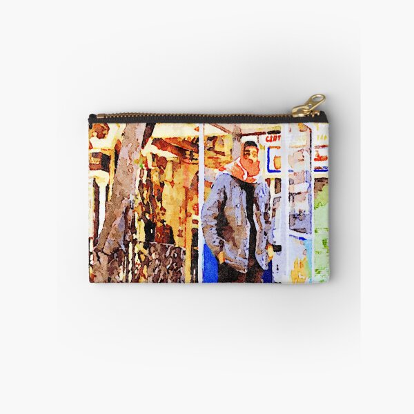 Item preview, Aleppo: man near the phone booth designed and sold by Giuseppe Cocco.