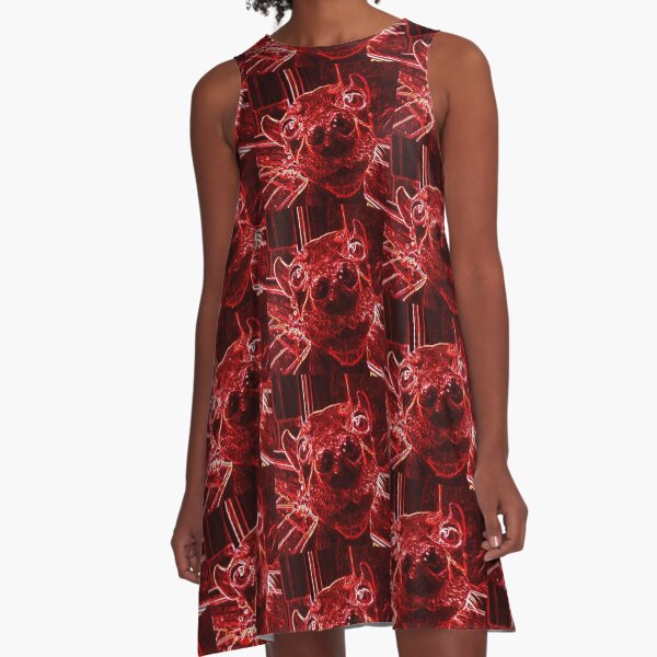 Red Nose A-Line Dress