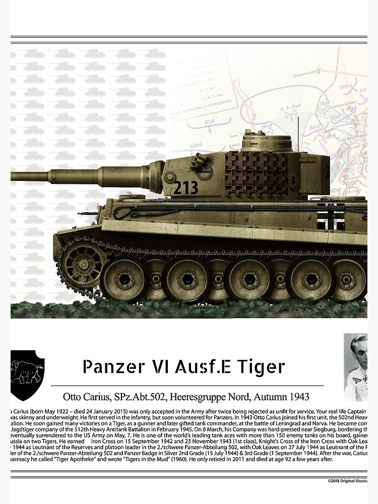 Panzer VI Ausf.E Tiger Spz Abt. 502 Otto Carius 1943
