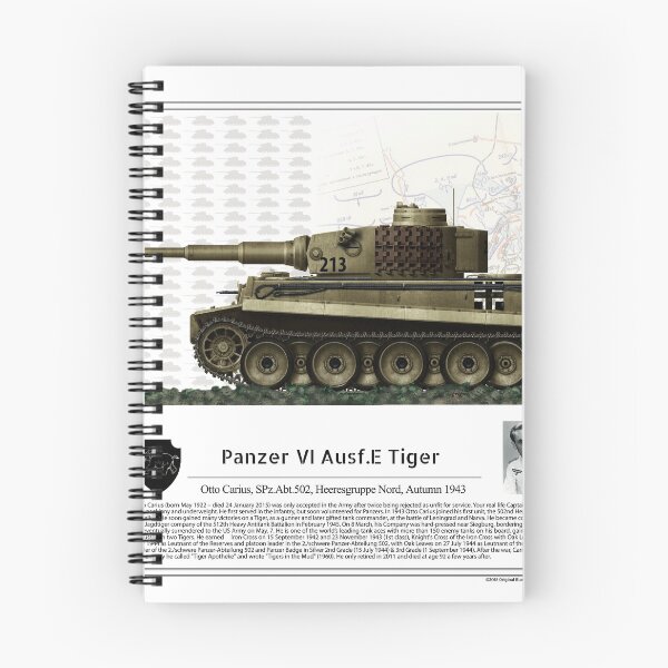 Item preview, Panzer VI Ausf.E Tiger Spz Abt. 502 Otto Carius 1943 designed and sold by TheCollectioner.