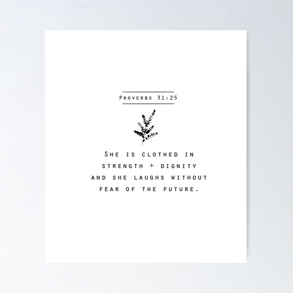 Item preview, proverbs 31:25 designed and sold by ashdonslone.