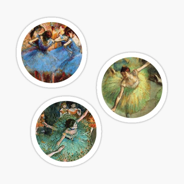 Degas Artsy Stickers Sticker