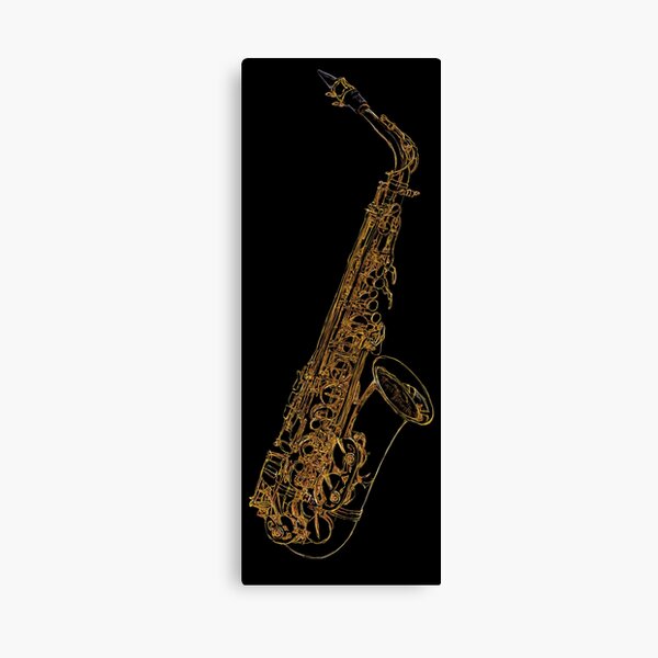 Impression Sur Toile Alles Gute Zum Geburtatag Joyeux Anniversaire Sax Par Kempson Redbubble