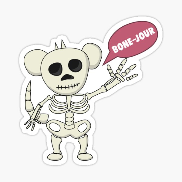 Bone-jour - Monstapals Halloween Special Sticker