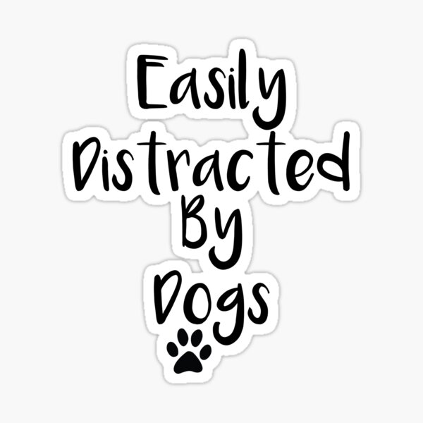 Aperçu de l'œuvre Facilement distrait par les chiens créée et vendue par kamrankhan.