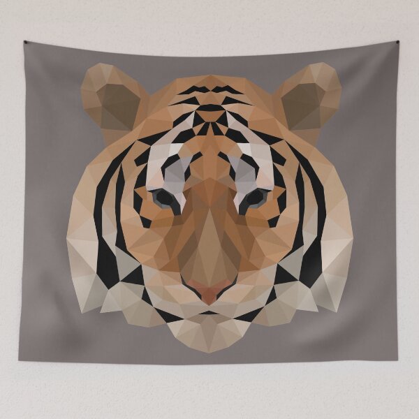 Item preview, Crystalline Creatures - Tiger - No Background designed and sold by Crocutact.