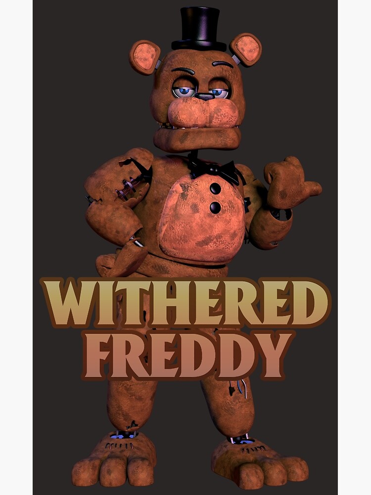 Withered Freddy Wall Art for Sale