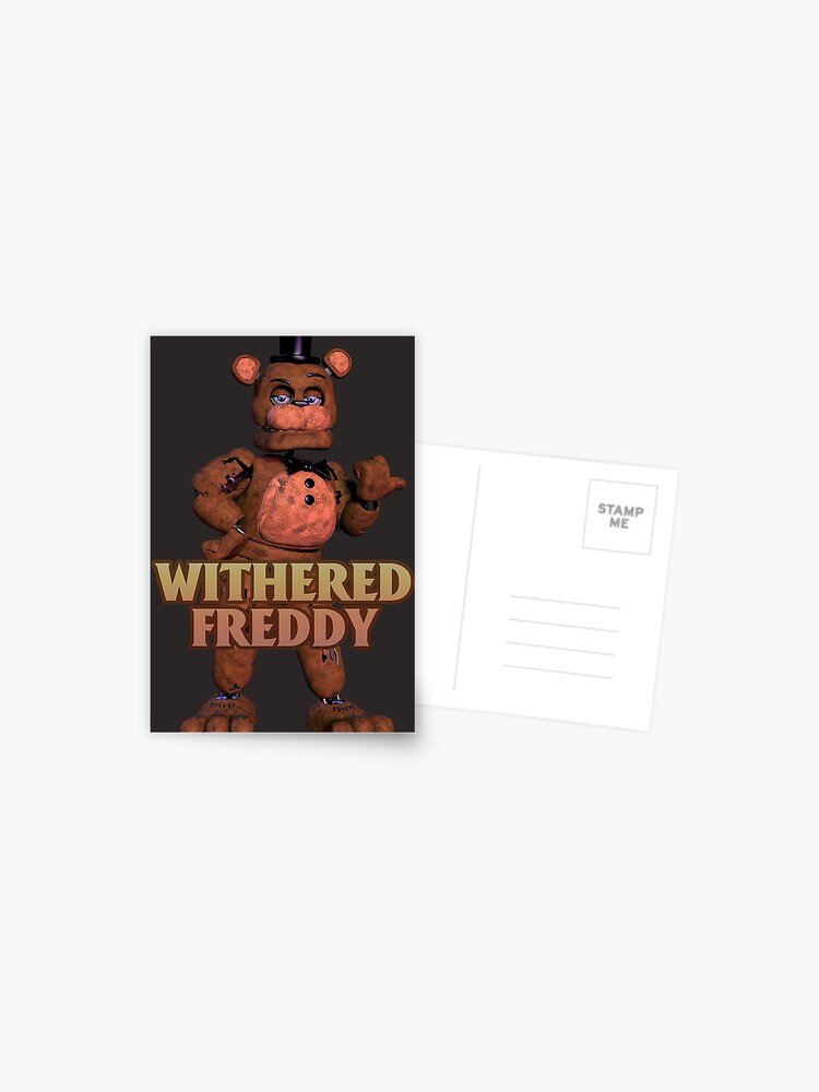 Withered Freddy (Withereds 3) Postcard for Sale by ItsameWario