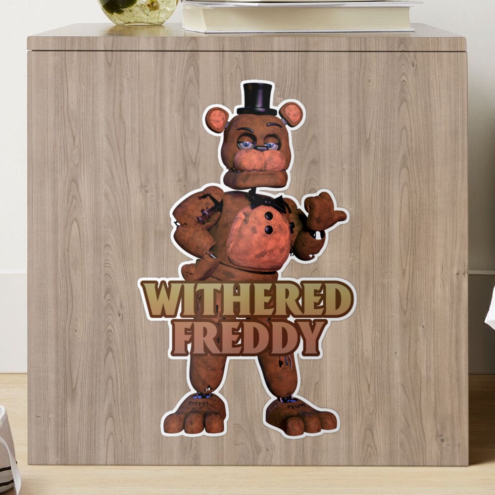 Withered Freddy Stickers for Sale