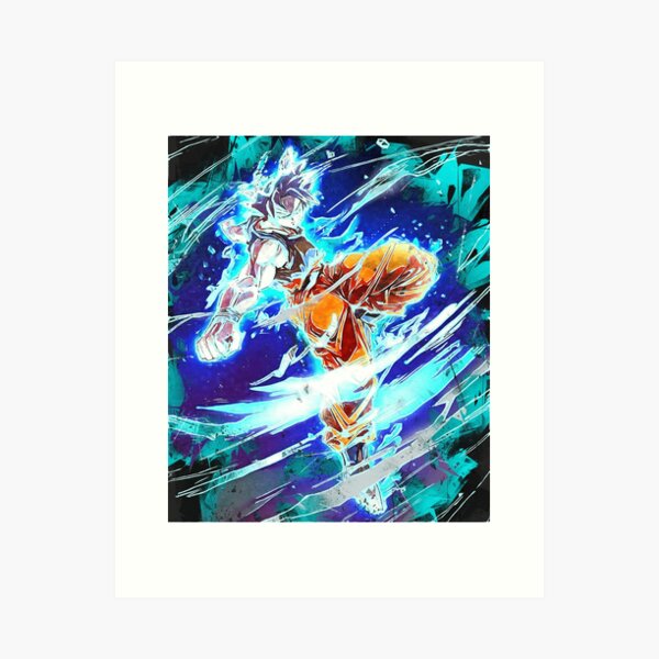 Goku SSJ Blue - Full Body Art Board Print by Quinjao