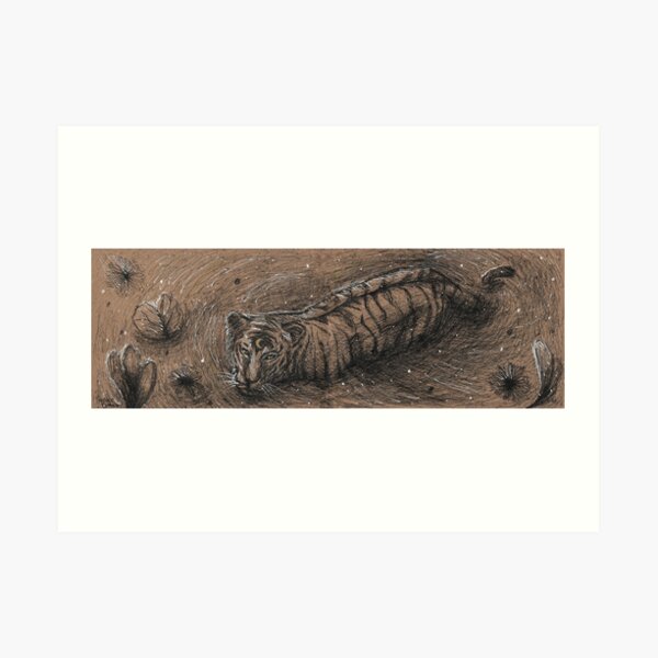 Moon Tiger Art Print