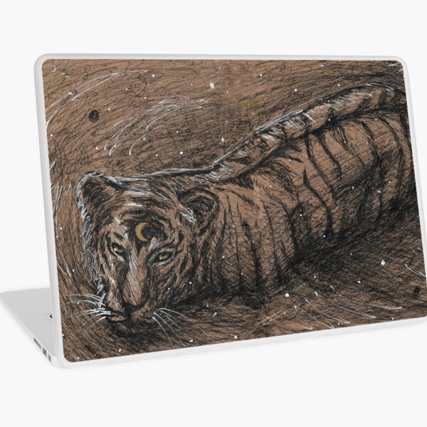Moon Tiger Laptop Skin