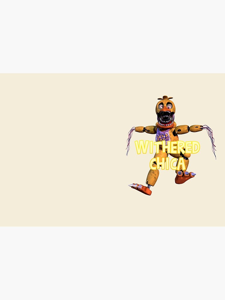 Withered Chica (Withereds 3) Art Board Print for Sale by ItsameWario