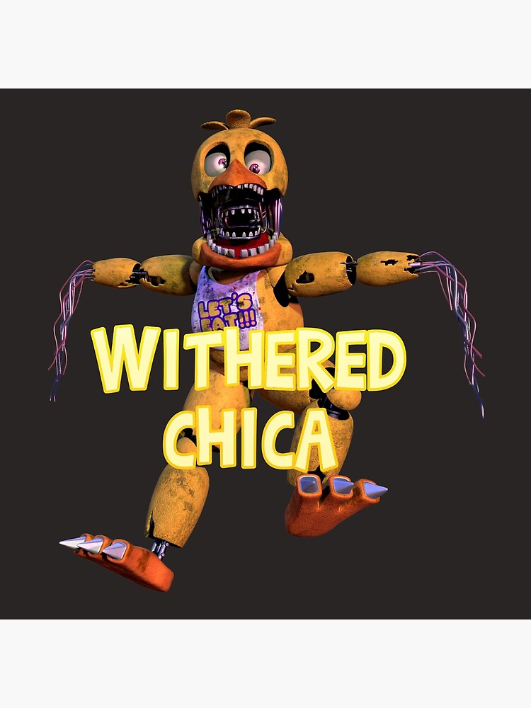 Withered Chica (Withereds 3) Art Board Print for Sale by ItsameWario