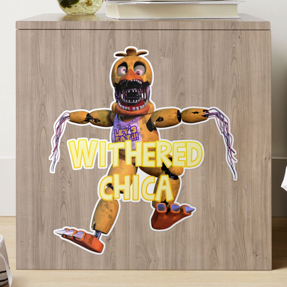 Withered Chica (Withereds 3) Art Board Print for Sale by ItsameWario