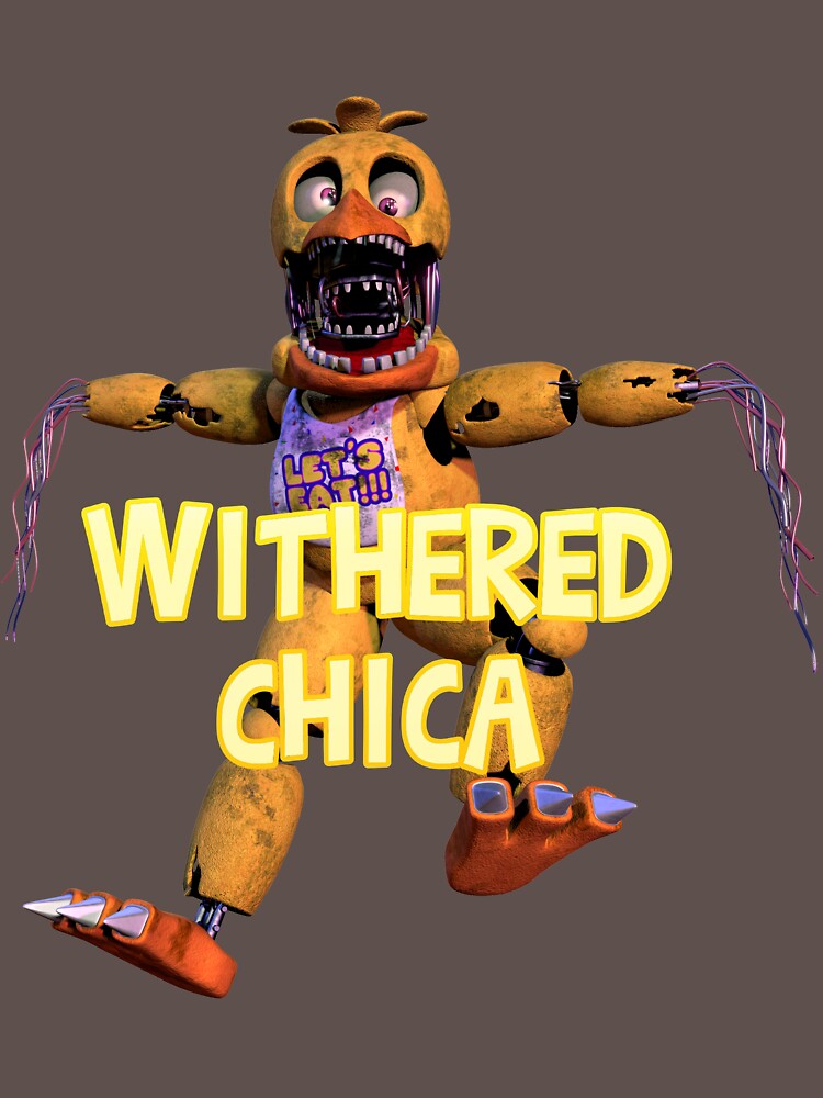 Withered Chica (Withereds 3) Art Board Print for Sale by ItsameWario