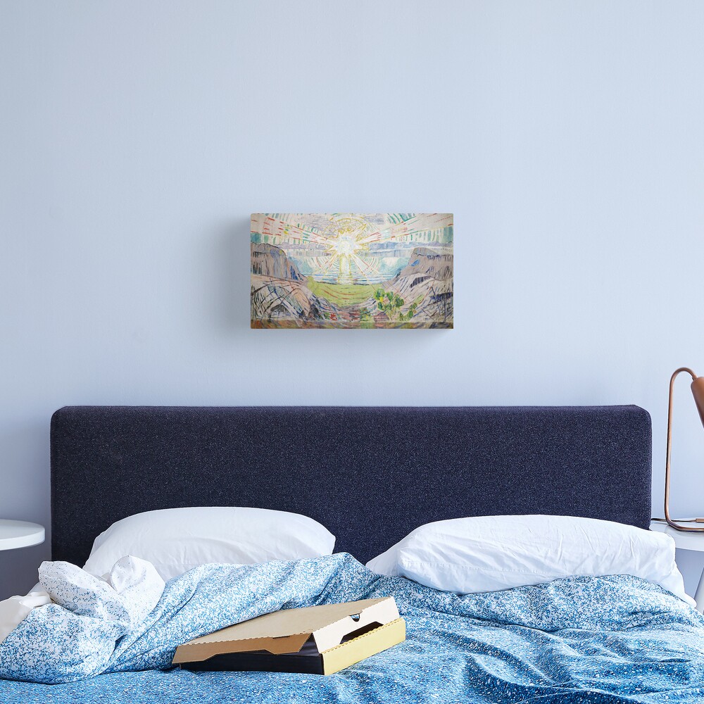 The Sun by Edvard Munch (Reproduction) Canvas Print