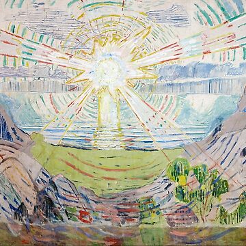 Artwork thumbnail, The Sun by Edvard Munch (Reproduction) by Classic Visions Gallery