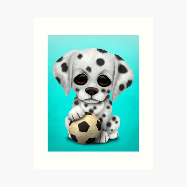 Puppy Playing Soccer Gifts & Merchandise for Sale | Redbubble