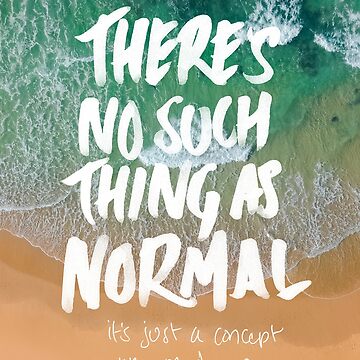 No Such Thing As Normal - Yellow Tote Bag