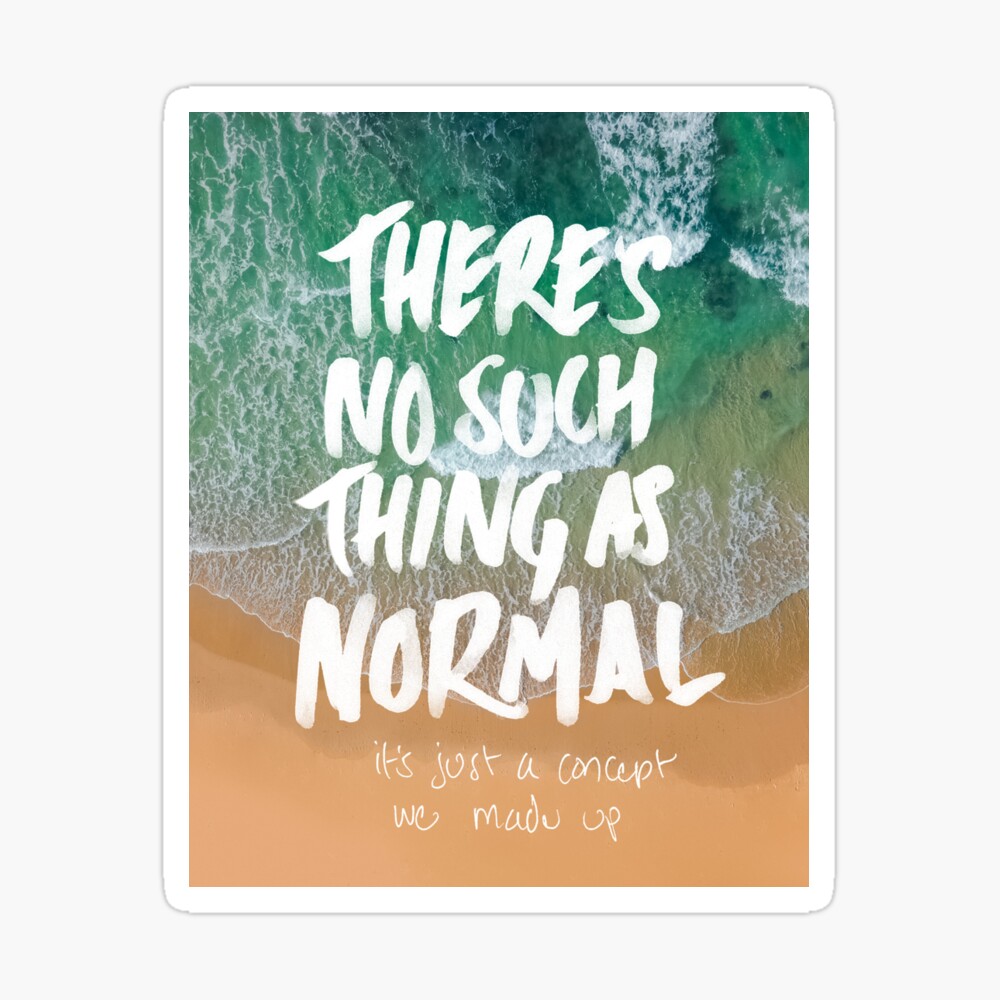 No Such Thing As Normal - Yellow Tote Bag