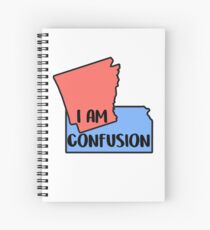 i am confusion Spiral Notebook