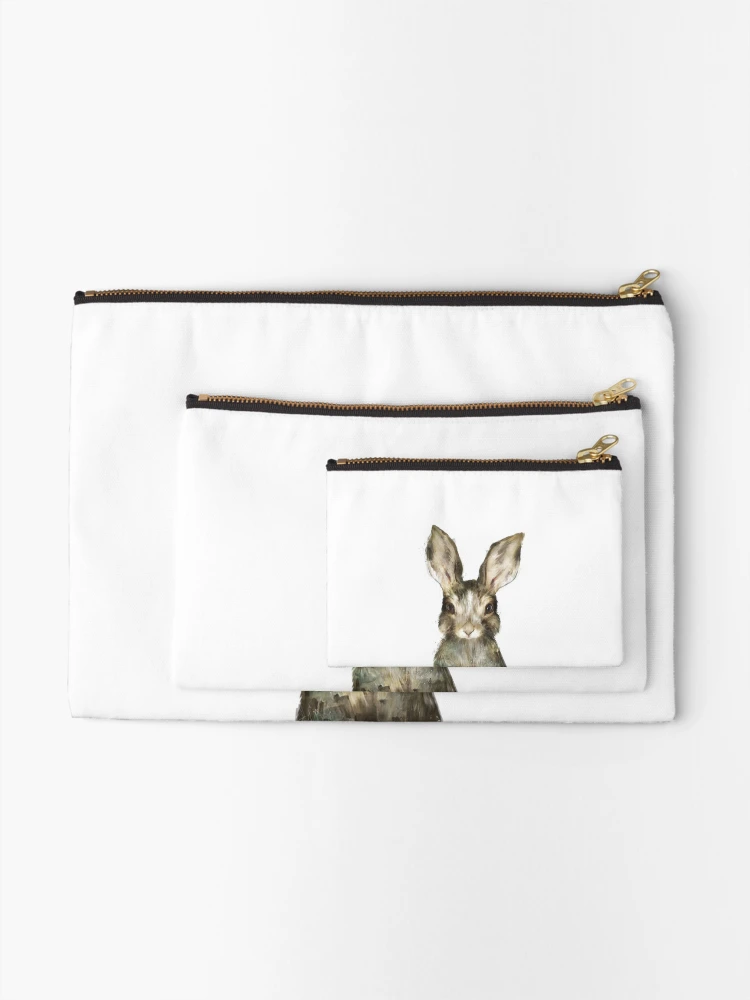 Thumbnail 2 of 4, Zipper Pouch, Little Rabbit designed and sold by Amy Hamilton.
