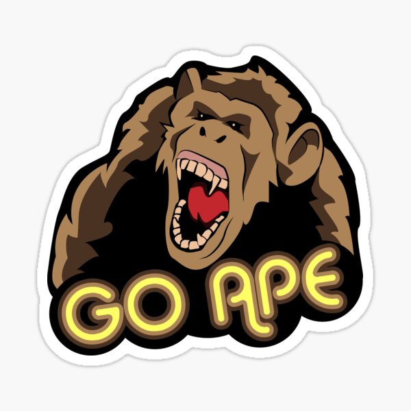 Go Ape Stickers | Redbubble