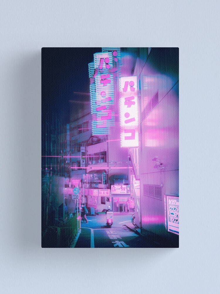 Alternate view of Neon Tokyo Canvas Print
